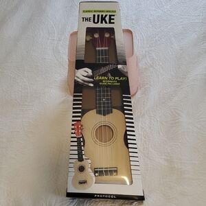 Classic Soprano Ukulele - Natural and Red